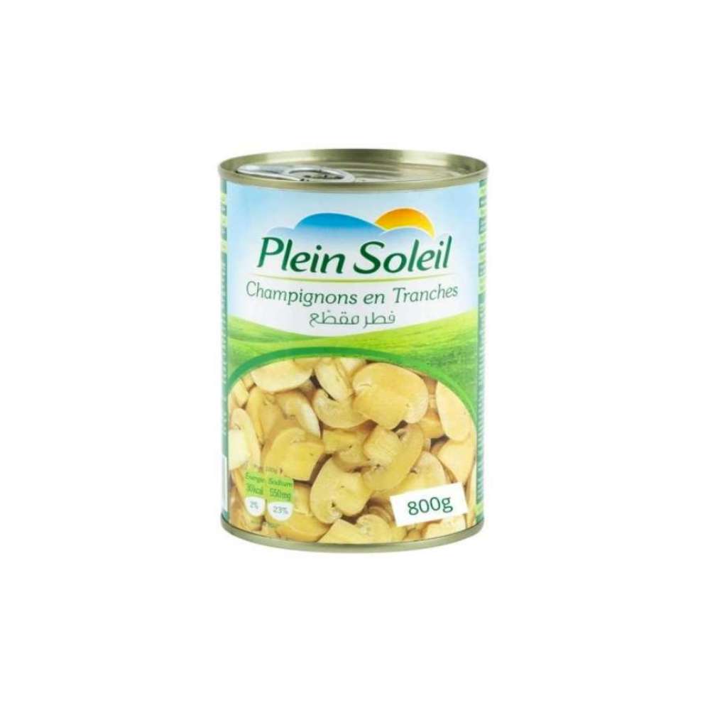 Plein Soleil Sliced Mushrooms 800g