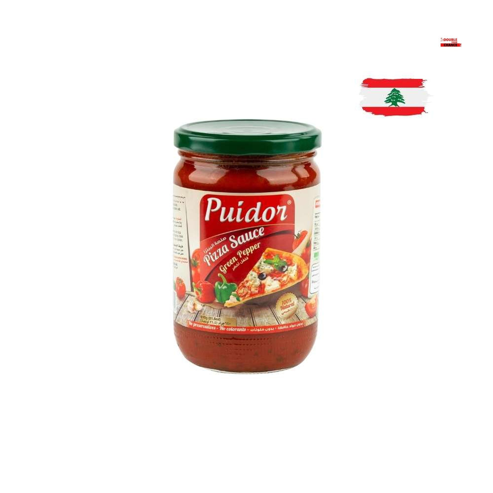 Puidor Pizza Sauce Green Pepper 610g
