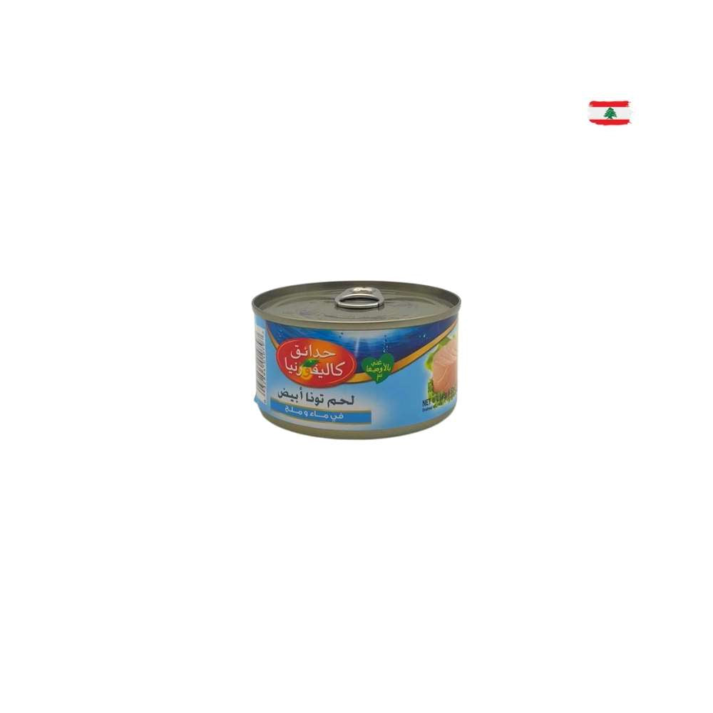 California Garden White Meat Tuna In Water & Salt 185g