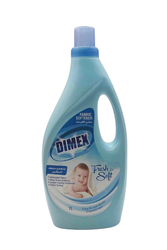 Dimex Fresh & Soft Blue Fabric Softener 1L 5283022044176