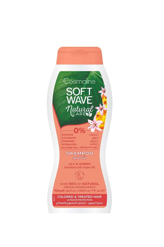 Cosmaline Soft Wave Natural Care Lily & Amber Shampoo 400ml