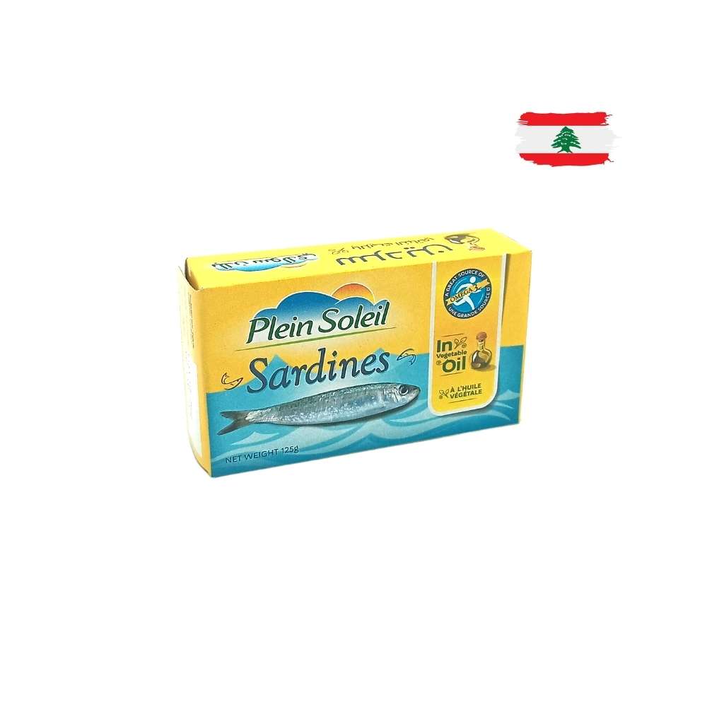 Plein Soleil Sardines in Vegetable Oil 125g