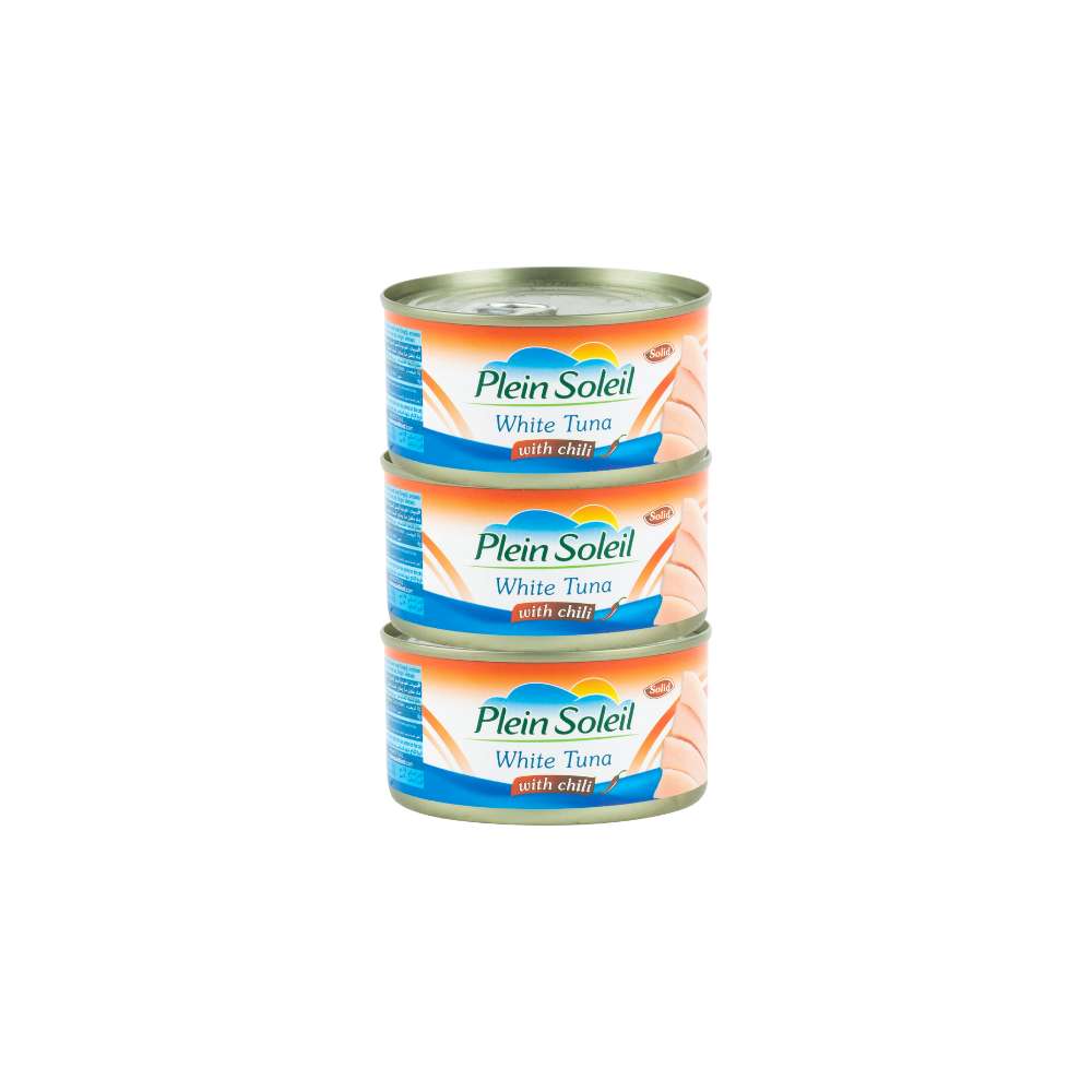 Plein Soleil White Tuna With Chili 185g*3