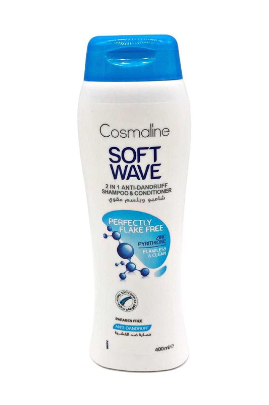 Cosmaline Soft Wave Shampoo & Conditioner  Perfectly Flake Free  Anti-Dandruff 400ml